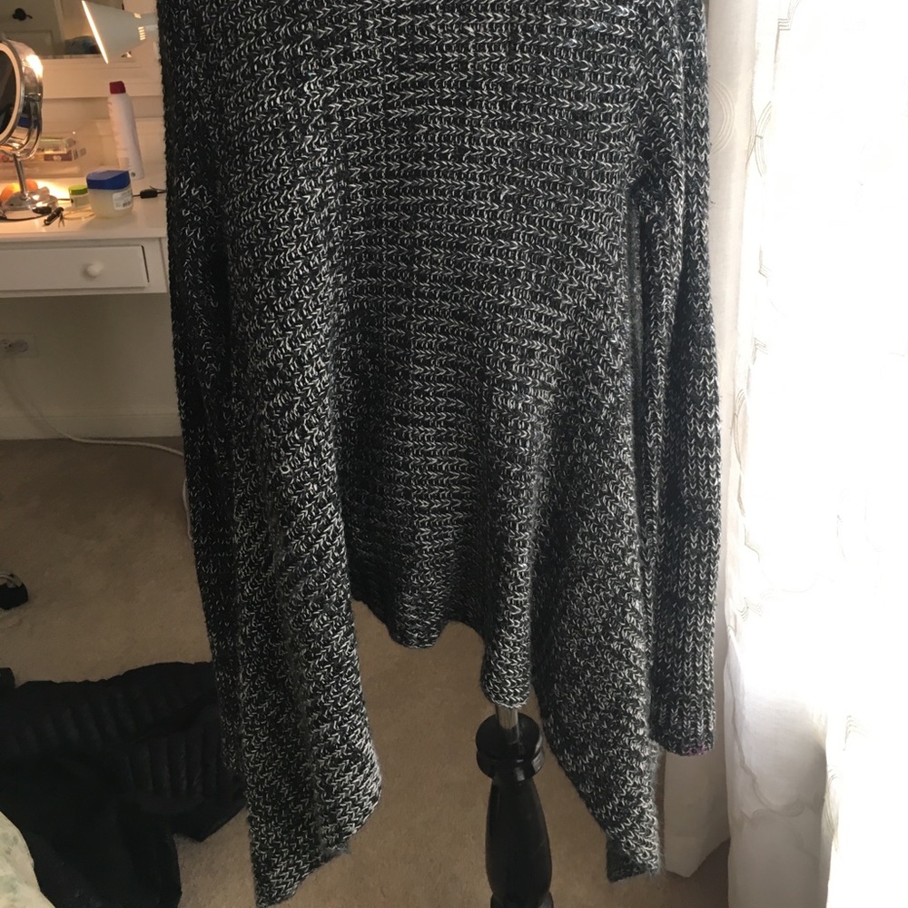 High low cardigan